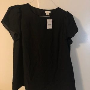 Black J. Crew Blouse
